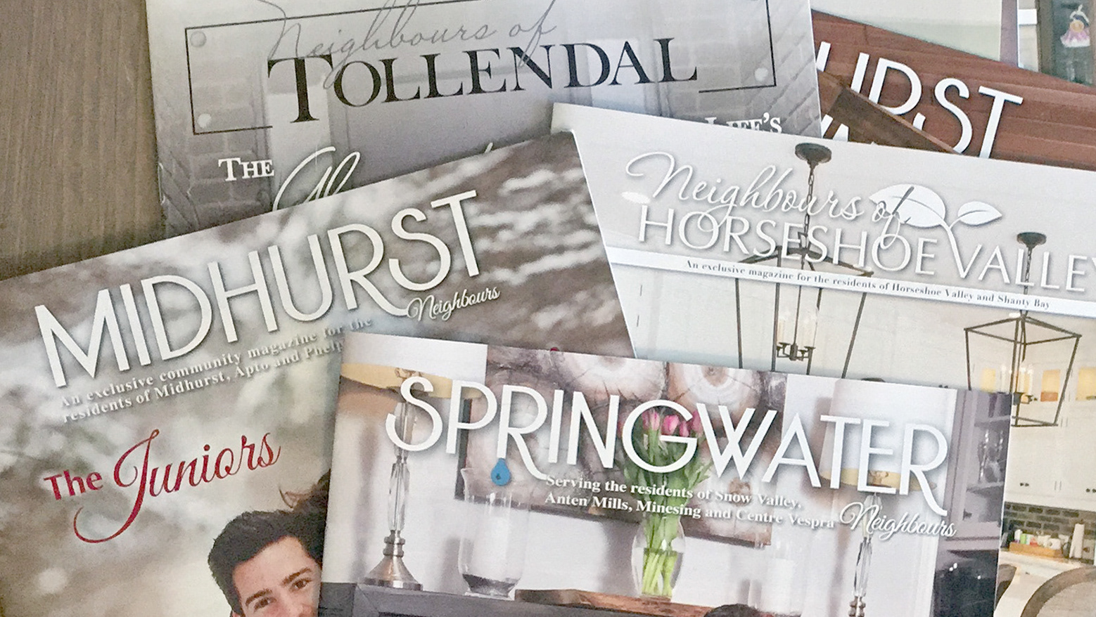 Neighbourhood magazine cover designs