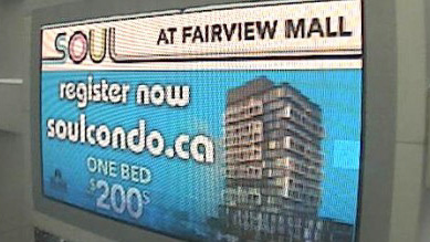 Digital mall signage